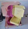 Boîte en papier Boîtes personnalisées Boîte-cadeau Boîte de papier en papier ondulé Boîtes de papier d'emballage imprimées Boîte de chemise 100pcs / lot 240510