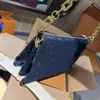 Blue Denim Jacquard Cross Body Shoulder Bags Designer Tryckt denim Cross Body Coussin PM MM Designer Handbag Vxacx