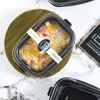 Wegwerpbekers rietjes 25 stks hoogwaardige vierkante tiramisu mousse cake gebakverpakkingsdozen voorstanders pudding ijs dessert plastic met