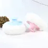Cuerpo suave Cara de bebé cómoda perfecta esponja infante bañera cosmética hojaldre caja de polvo