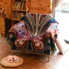 Chair Covers American Style Pastoral Single Sofa Towel Pad Pure Cotton Thread Blanket Foreign Trade National Cloth Butterfly Tapestry