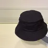 Pamuk kovası şapka/kapak işlemeli pembe geniş şapka desen şapka tasarımcısı moda aksesuarları boonie yaz balıkçı şapkaları kapak unisex