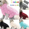 Hondenkleding wintertruien gebreide jumper gebreide kledingdieren kleren puppy kat hoge kraag trui trui jassen voor huisdieren