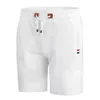 Summer Casual Shorts Solid Color Quarter Pants Streetwear Drawstring Y2K Shorts Short Trousers Sports Beach Pant For Men Women 240511