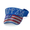 Diamond Embroidered Baseball Trump Hat 2024 American Flag Sports Cap Party Hats S S s