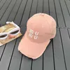 Designer Baseball Hat Damesontwerper Hoed Fashion Men Honkbalkappen Gebouwde hoeden brief zomer Snapback Sunshade Sport Borduurwerk strand Luxe hoeden Casquette Cap