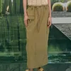 Saias Matakawa Mulheres sólidas A-line Y2K Vintage Spring Summer Summer Faldas Mujer High Cintura Moda Coreana
