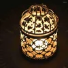 Kerzenhalter Hohlhalter Birdcage Kerzenlestick Teelicht Hängende Vintage Party Cage Decor Lantern Retro Home Bird D1W5