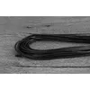 Svart vaxläder ormhalsband 60 cm sladdsträng reptrådförlängningskedja med hummerlås diy modesmyckekomponent i bulk