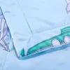 Ensembles de literie fine courtepointe d'été Couetter dessin animé Dolphin Impression de climatisation Soft Brepwant Brever Cover Cover Bleu Bleu