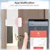 Systèmes d'alarme Wifi Zigbee Door et capteur de fenêtre TUYA DÉTECTEUR DE PORTE DE GARAGE ALEXA HOME HOME ALEXA Voice Intelligent Life Application Remote Alarm WX