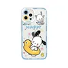 Apple 15Pro Pacha Case iPhone 14 Cartoon fofo 13pro transparente 12 pacote completo 11x Soft