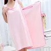 Towel Microfiber Women Sexy Pareo Skirt Beach Bath Wearable Soft Super Absorbent Dress Bathroom Supplies