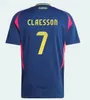 2024 Svezia Shirt calcistica Larsson da calcio maschile retrò 1994 1988 National Team Retro Dahlin Brolin Ingesson Home e Away Football Shirt Football Shirt Kit per bambini