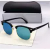 Rays Classic Brand Wayfarer Luxury Square Sunglasses Sungasses Men Acétate Cadre avec verrures Black Lenses pour femmes UV400 avec boîte 121