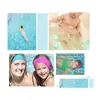 Strandzubehör Yoga Sport Sweatband Nicht rutschfeindliche Baby ADTS Stirnbandgürtel Schwimmen Hörschutz Haarband Sell123 Drop de otf6n