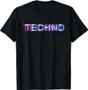 T-shirts masculins DJ Musique de danse électronique Techno Rave T-shirt Summer Graphique Coton Strtwear Crows d'anniversaire Slve T-shirt Men Vêtements T240510