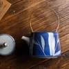 Set di stoviglie Natale La teiera in porcellana blu e bianca dipinta di jingdezhen ceramica ceramica pentola di tè