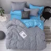 Ensembles de literie linge de lit géométrique Deep Nordic Kids Duvet AW41 # COUVERTURES COUVERTURES KING DOUBLE TIME NOIR