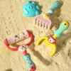 Childrens Beach Toys Summer Water Games Sand Ponts Pheilles de sable en silicone Sacs accessoires Cube Sacs Ocean Games Ocean Childrens Cadeaux 240429