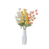 Fleurs décoratives 1pc simulation à la main à la main Bouquet lilas de lilas