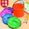 Sand Play Water Fun Beach Toys Bucket Toys Folding Eimer Gartenwerkzeuge Outdoor Schwimmbad Spielwerkzeuge Kinderspielzeug Sommer Wasserspiel 2405