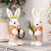 Party Favor Cute White Rabbits Doll Wedding's Day Gifts For Guest Easter Household Ornaments Happy Birthday Presents Kids Boy Girl