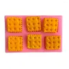 Baking Moulds Easy Release Cookie Mold Round Versatile Silicone Molds Square Star Heart Shapes Food Grade For Fondant