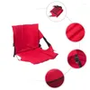 Pillow Stadium Seat Backrest Backrest Mat multifuncional leve acolchoado com bolso de malha para eventos esportivos