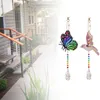 Figurine decorative Crystal Wind Chime Diamond Diamond Umping Ornament for Adults Kids Home Window Decor