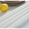 Table Cloth Round Heavy White Fabric Tablecloth 100 Cotton Linen For Kitchen Dining Coffee Farm Decorations