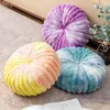 Pillow Imitation Plush Throw Pillows Tie-dye Stripe Lumbar Creative Pumpkin Round Full And Thick Home Decor