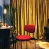Gardin nordisk amerikansk europeisk lyx ren guld sammet blackout gardiner för vardagsrum sovrum hem dekoration vit tyll fönster