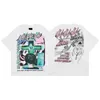 2024 T-shirt Tees Mens och Womens Designer Topps Kort ärm Summer Fashion Street Letter Printing Hip Hop Black White T Shirts