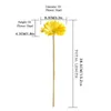 Fiori decorativi 18pcs margherita artificiale Gerbera Daisies Funco Funta Bouquet da 15 pollici per Home Office da sposa da sposa