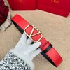 Cinturão de designer de luxo Mulheres letra de metal fivela clássica de cinto casual Largura de 3,8 cm de 100-125 cm Boutique Boutique Presente