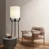 Lampadaire chinois moderne minimaliste zen léger lampe de luxe étude de thé à thé Style de vie Tripode vertical