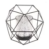 Candle Holders E8BD Nordic Style 3D Geometric Candlestick Metal Holder Wedding Home Decor