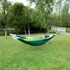 Single size 270*140cm Light Weight Portable Outdoor Camping Nylon Fabric Travel POP up Mosquito Net Hammock 240429