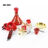 Smo Arab Eagle Hookah Shisha Set Glass Narguile Complete Kit met enkele slang Chicha Bowl Water Pipe voor rookaccessoires 240510