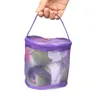 Storage Bags Portable Wire Mesh Weaving Round Wool Bag Yarn Crochet Organizer Knitting Baskets Lightweight