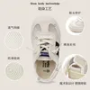 Sneakers TS Childrens Web Shoes 2024 Summer New Korean Edition Boys Sports Sandals Girls Little White Kindergarten inomhus H240513
