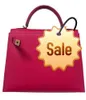 Designer di migliori donne Kaolliy Borsa 28 Sellier Rosa Extreme Pink Epsom Gold Hardware Borsa di alta qualità Pratica Daily Pratica grande capacità