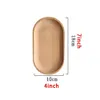 18cm bandeja de madera mini sólida oval de madera pequeña madera entera de madera de madera de madera de madera de fruta de la cena de la vajilla 1113 en s en s