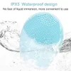 Cleaning High quality facial cleaning brush facial skin care tool waterproof silicone electric sonic cleaning facial beauty massager d240510