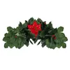 Fleurs décoratives Porte de Noël Porte des linteaus Fenêtres et arches Simulate le décor de Noël suspendu de pin vert suspendu