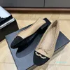 2024 Chaussures Sandales en cuir de mariage talons épais talons patchwork Lettre de patchwork Bow Taille 35-42