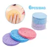Cleaning 1/6/10/20 pieces of makeup removal facial sponge heart-shaped cellulose sponge facial cleansing sponge cosmetic puff d240510