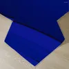 Sängkläder sätter 2/3 stycken Juldekorationer Set Merry Däcke Cover 3D Print Bedstrast Blue Background Home Decor