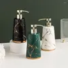 Dispensador de sabão líquido whyou 1 peça distribuidores de cerâmica emulsão garrafas de látex acessórios de banheiro conjunto de casamento presente